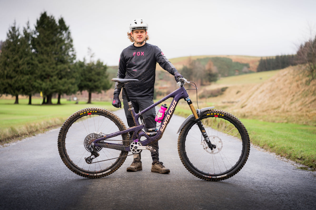 Mark Scott with his Santa Cruz Hightower V4