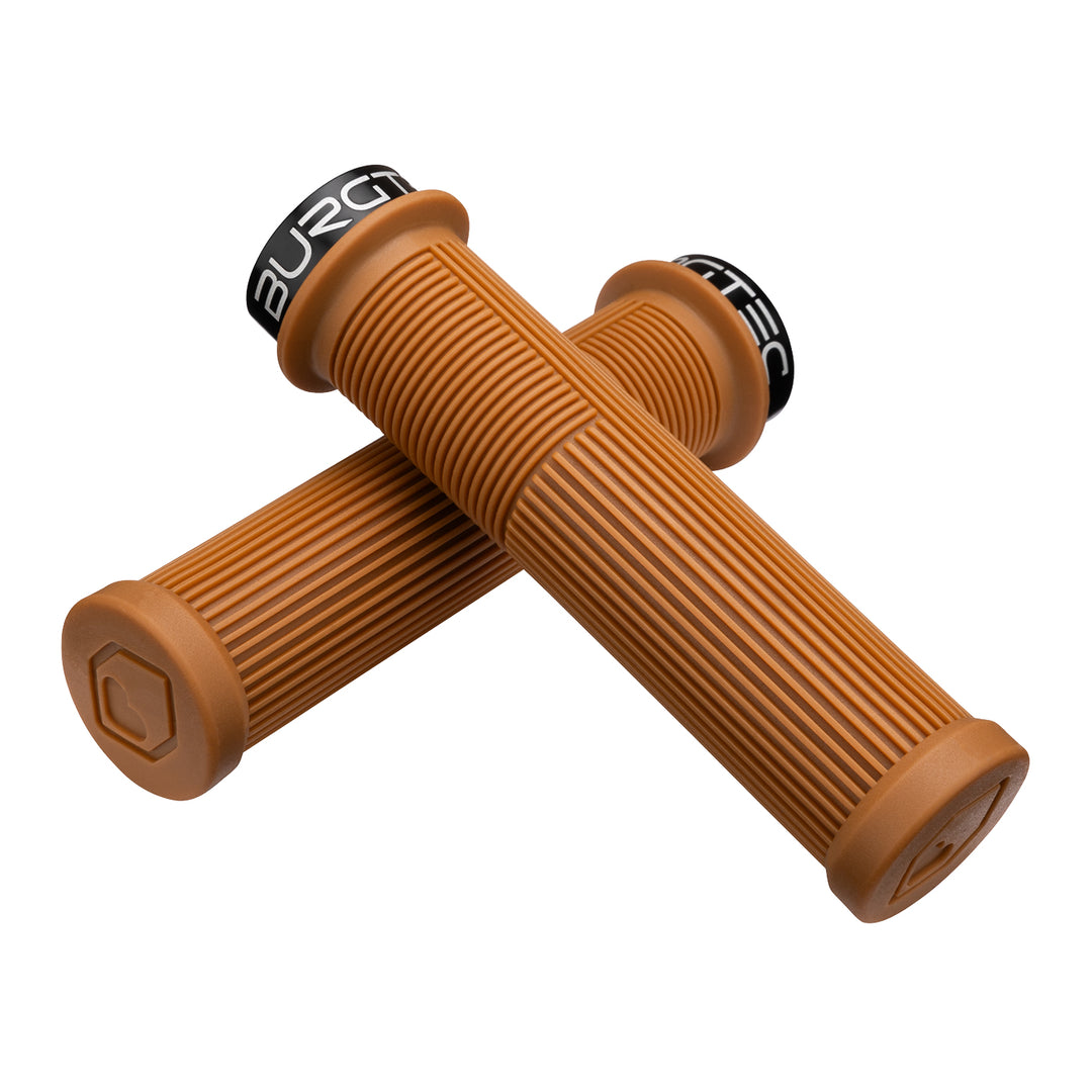 Burgtec Bartender Pro Josh Bryceland Signature Grip in  Gum at Tweed Valley Bikes