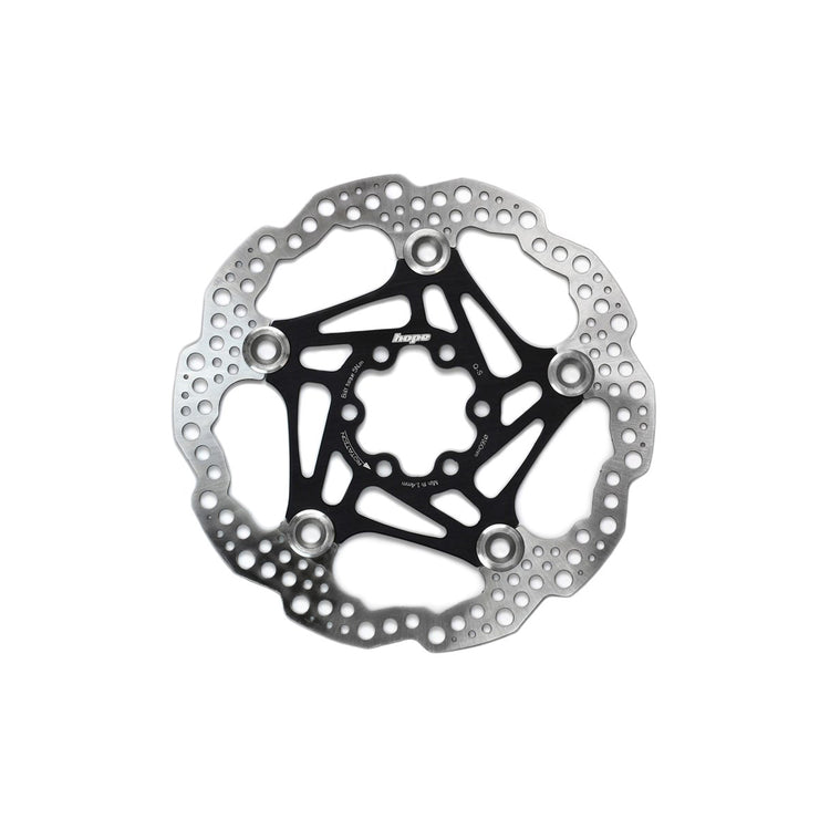 Hope Hope Floating Disc 200mm, 6 Bolt in Black at Tweed Valley Bikes