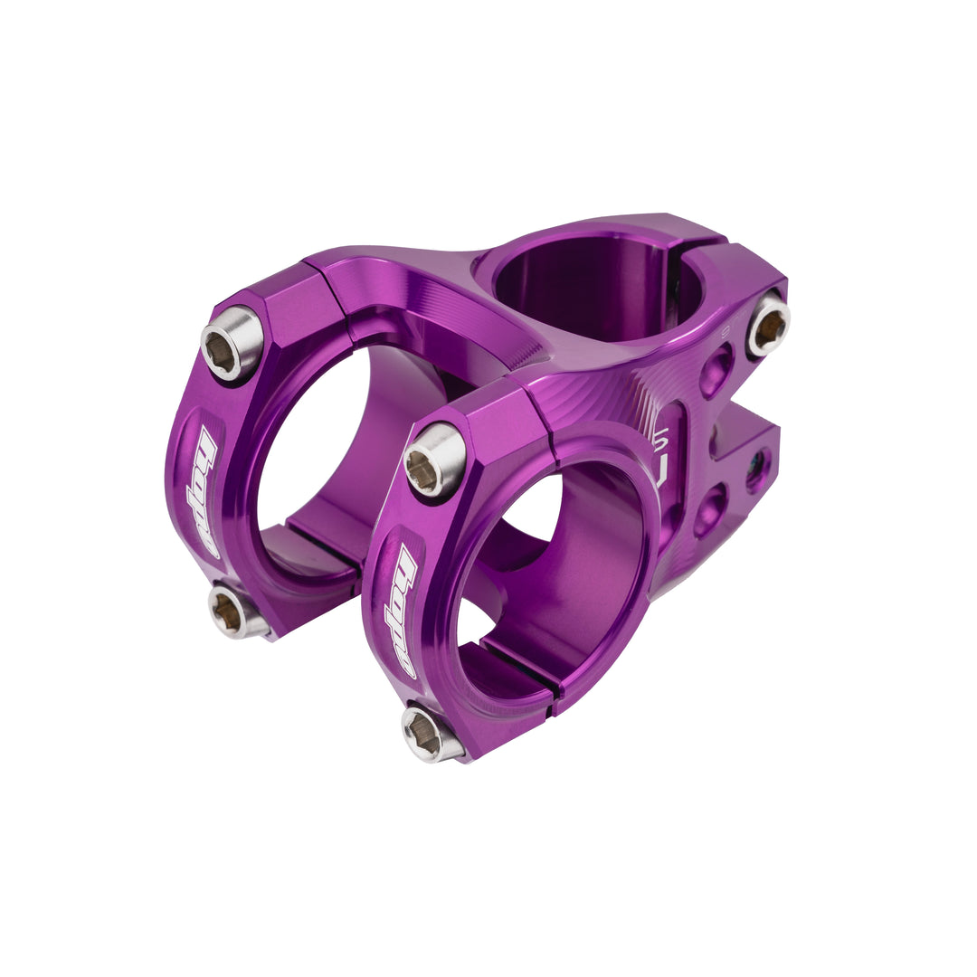 Hope Gravity Stem 35mm Bar Clamp in Purple at Tweed Valley Bikes