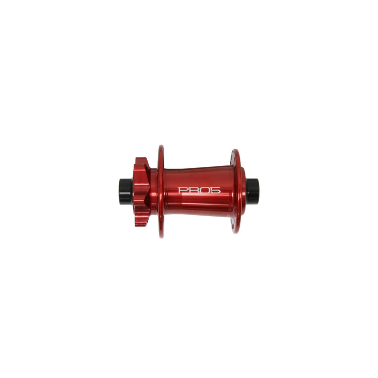 Hope Pro 5 Front Hub 6-Bolt  - 32 Hole in Red at Tweed Valley Bikes