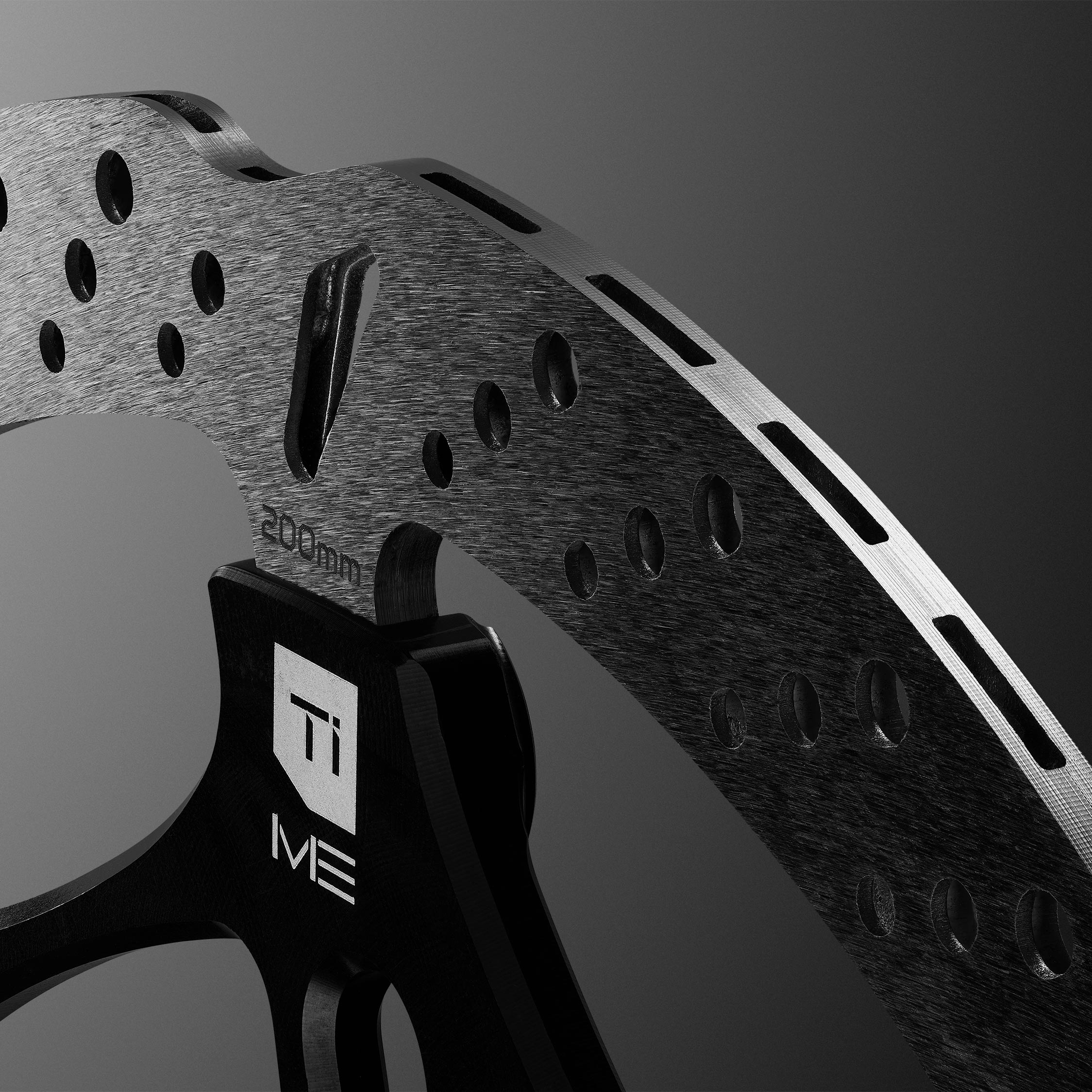 Hope T-Slot vented rotor detail