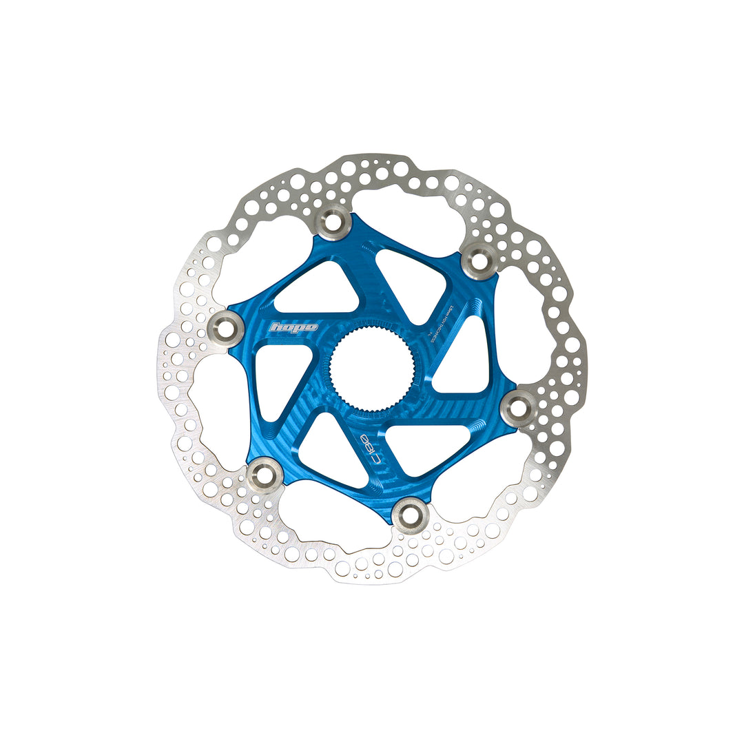 Hope Centrelock Universal Floating Disc in Blue