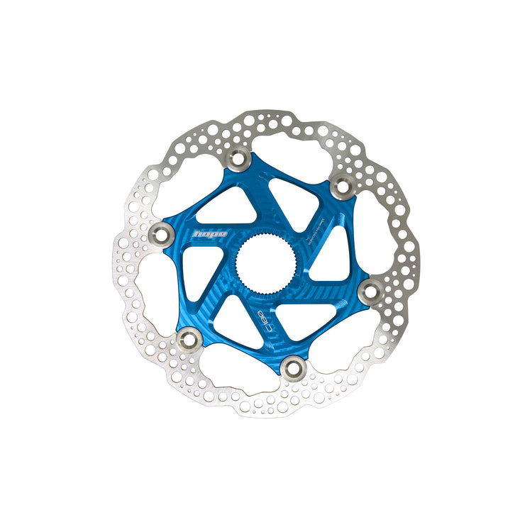 Hope Centrelock Universal Floating Disc in Blue