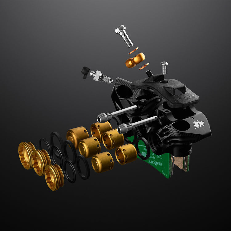 Hope V6 Mono Caliper Exploded view
