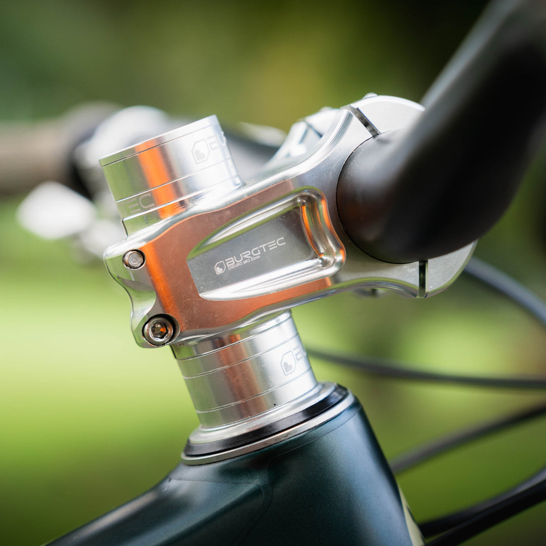 Burgtec Enduro Stem in Rhodium Silver