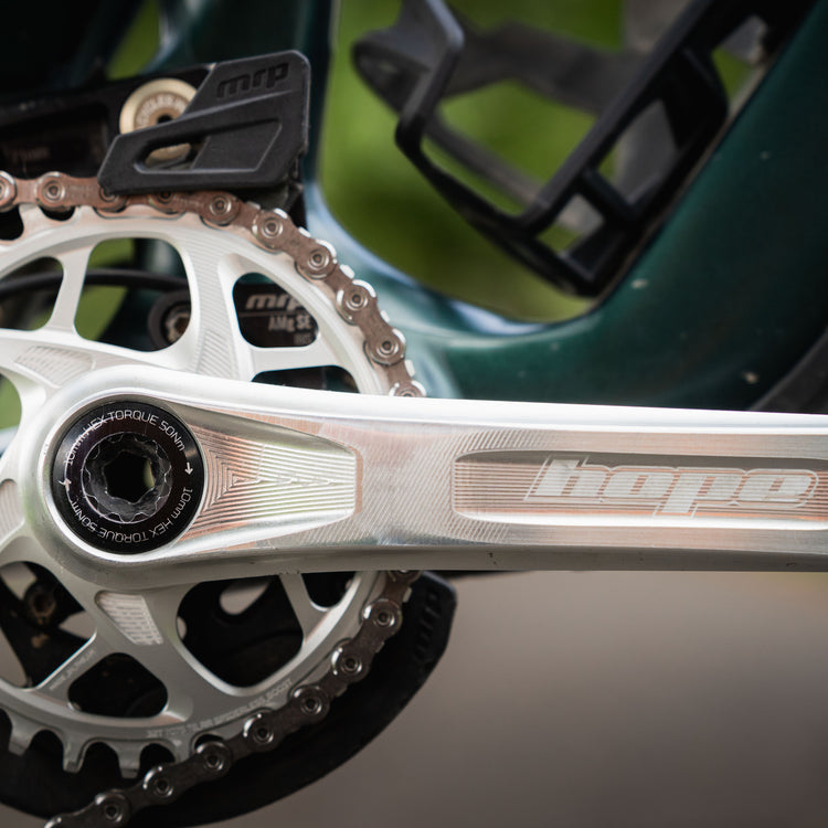 Hope EVO crank in Silver
