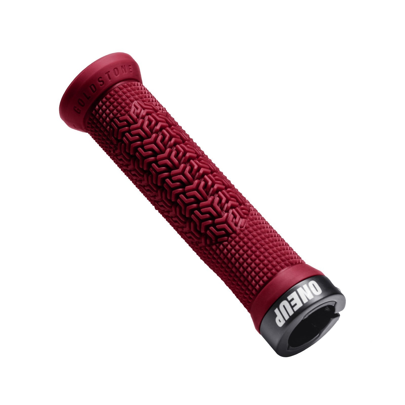 One Up Components Goldstone Grips in Maroon