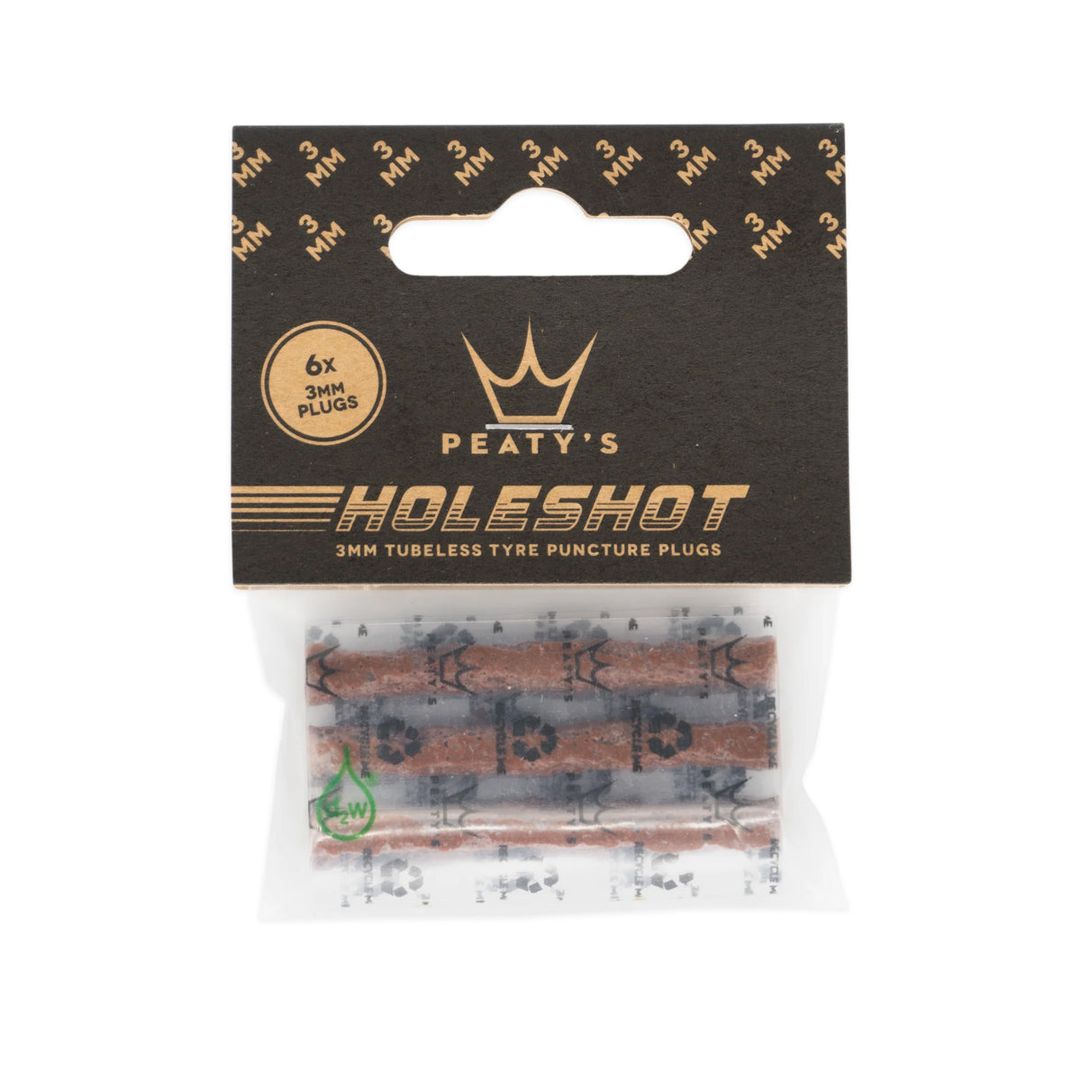  Peaty's Holeshot Tubeless Puncture Plugger Refill Pack (6 x 3mm)