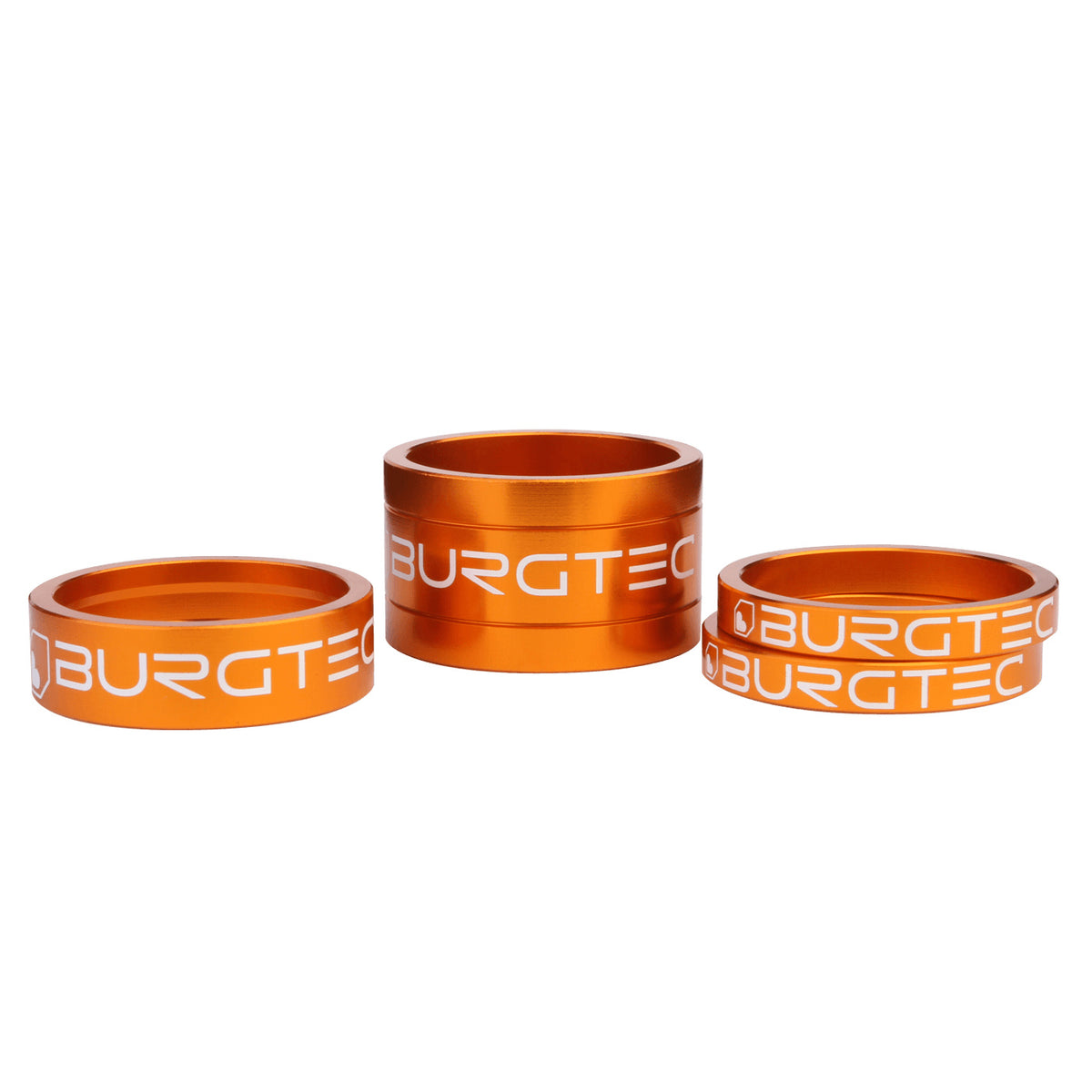 Burgtec Stem Spacers in Orange at Tweed Valley Bikes